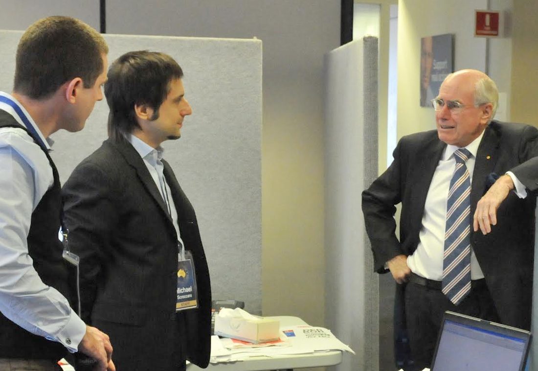 Akiva Prell with Prime Minister John Howard