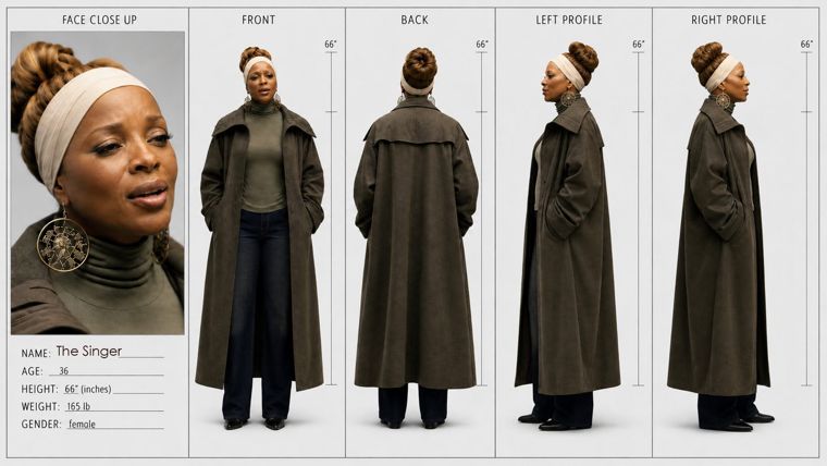 The Singer character turnaround