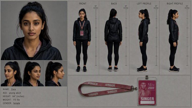 Zara character turnaround